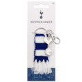 Tottenham Hotspur FC Blue Bar Scarf Bag Charm, side angle