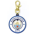 Manchester City FC Spinner Bag Charm, side angle