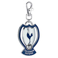 Tottenham Hotspur FC Spinner Bag Charm, side angle