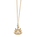 Newcastle United FC 18ct Gold Plated on Silver Pendant & Chain, alternate view