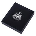 Newcastle United FC 18ct Gold Plated on Silver Pendant & Chain, side angle