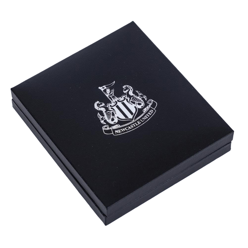 Newcastle United FC Newcastle United FC Stainless Steel Heart Necklace, side angle