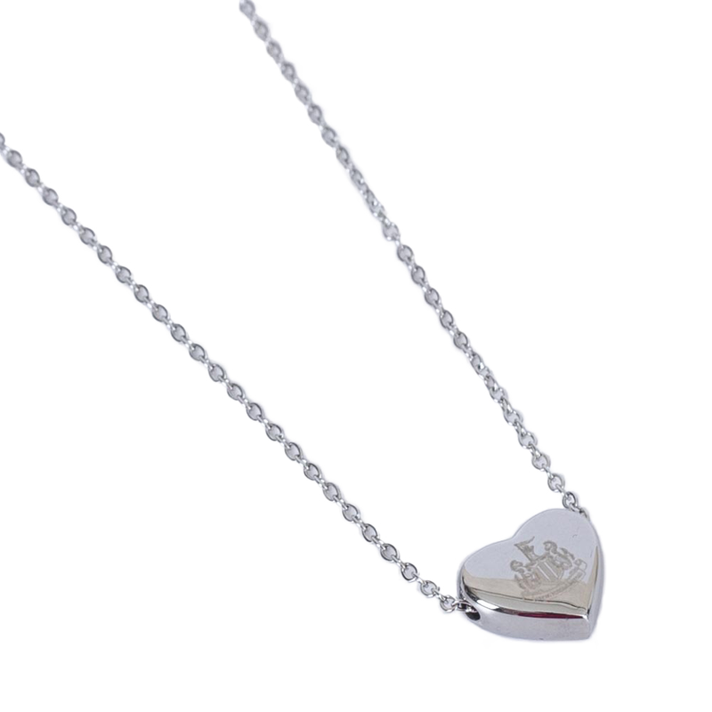 Newcastle United FC Newcastle United FC Stainless Steel Heart Necklace