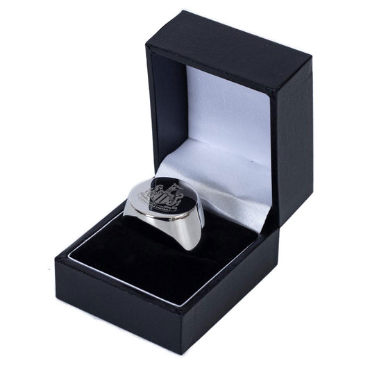 Newcastle United FC Round Signet Ring Large, alternate view