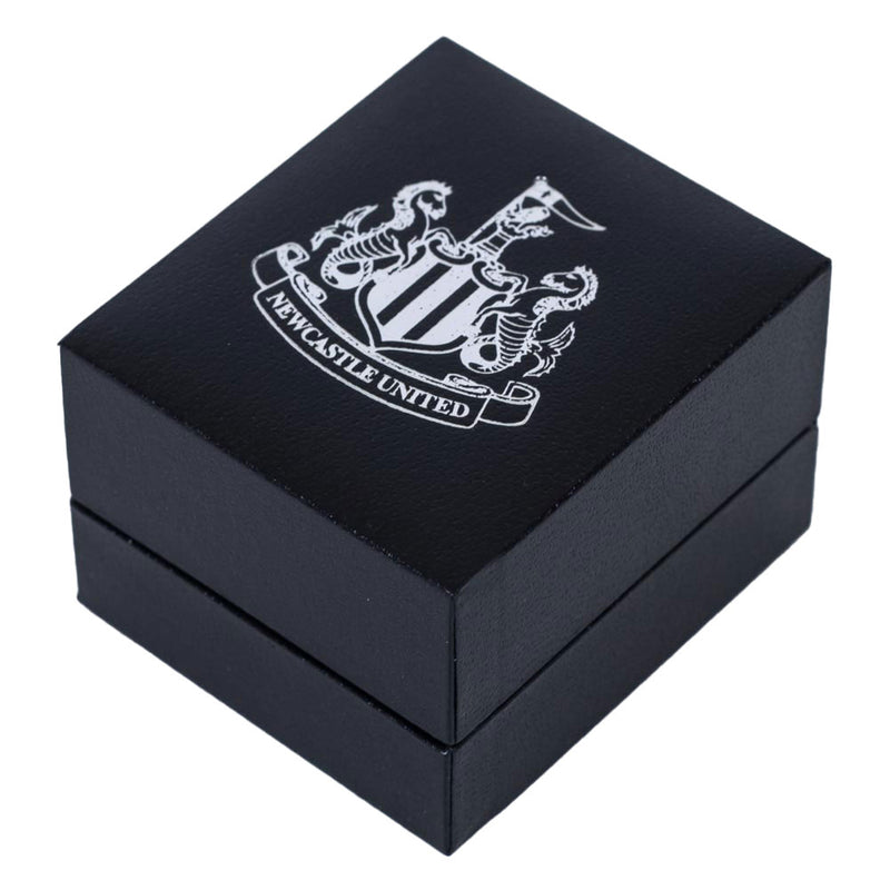 Newcastle United FC Round Signet Ring Large, side angle