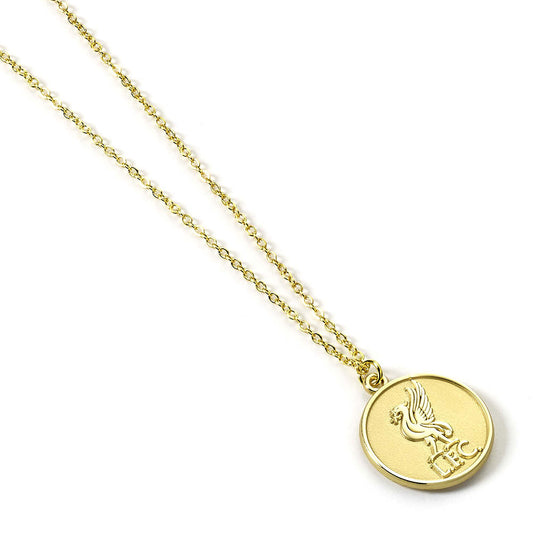 Liverpool FC Gold Finish Crest Necklace, alternate view