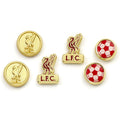 Liverpool FC Stud Earring Set, side angle