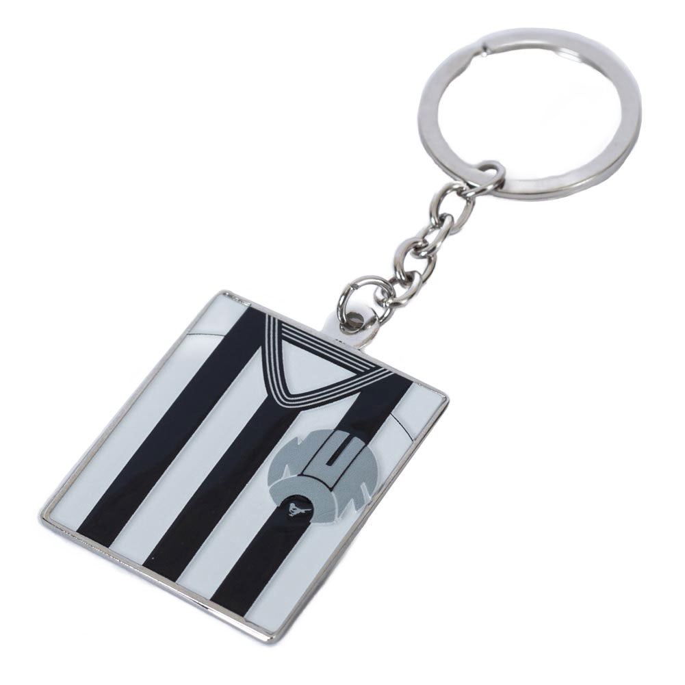 Newcastle United FC Retro Shirt Keyring