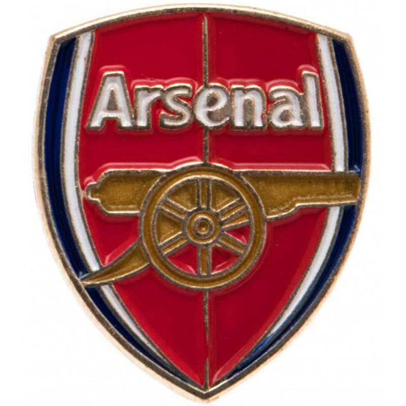 Arsenal FC Keyring & Badge Set, side angle