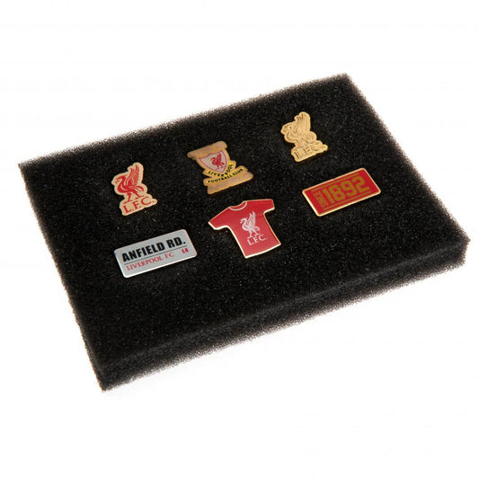 Liverpool FC 6pc Badge Set, alternate view