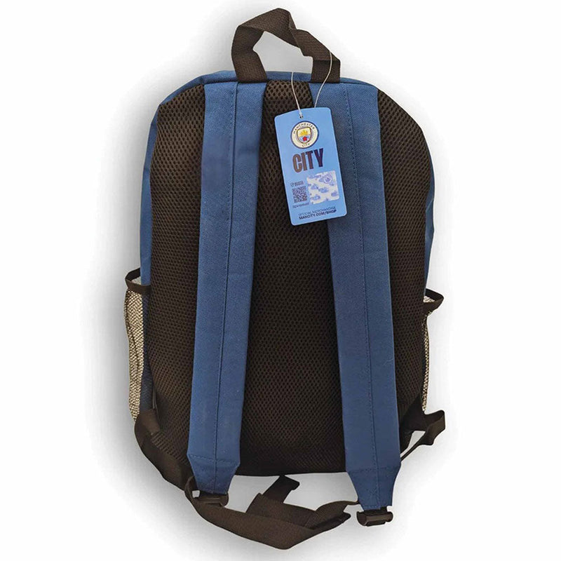 Manchester City FC Big Logo Bungee Backpack, side angle