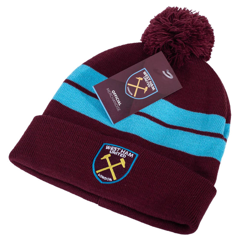 West Ham United FC Bar Knit Ski Hat, alternate view