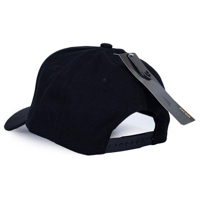 Wolverhampton Wanderers FC Black Cap, close-up detail