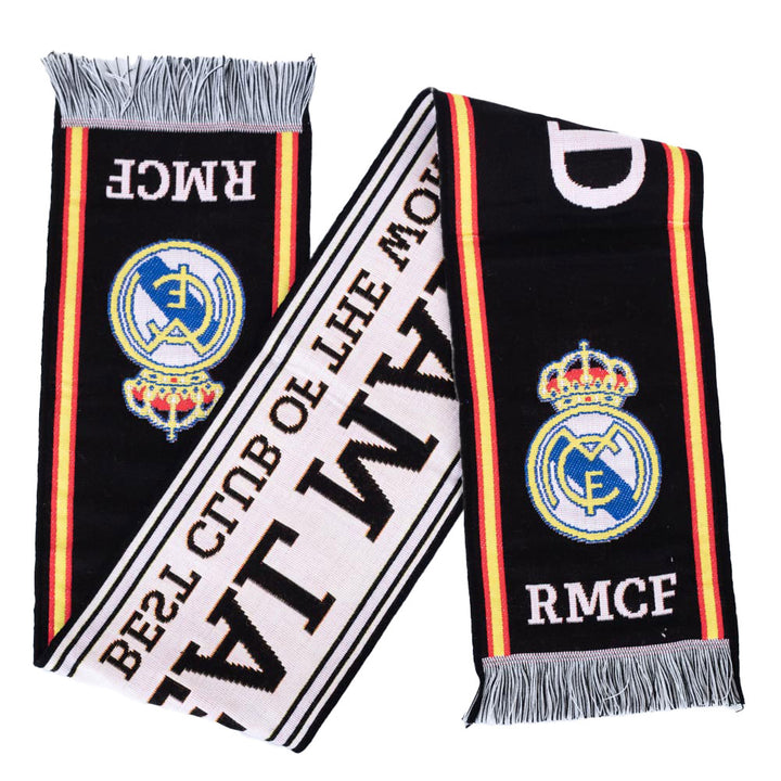 Real Madrid FC Black Scarf