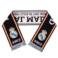 Real Madrid FC Black Scarf, side angle