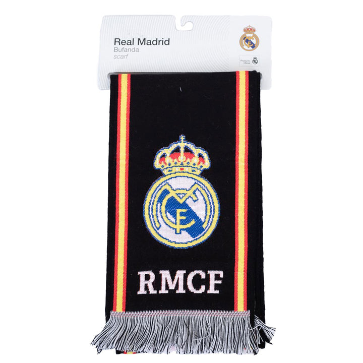 Real Madrid FC Black Scarf