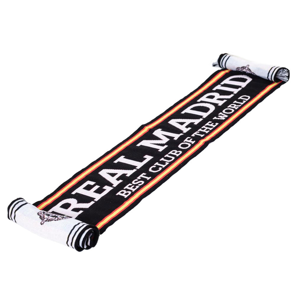 Real Madrid FC Black Scarf