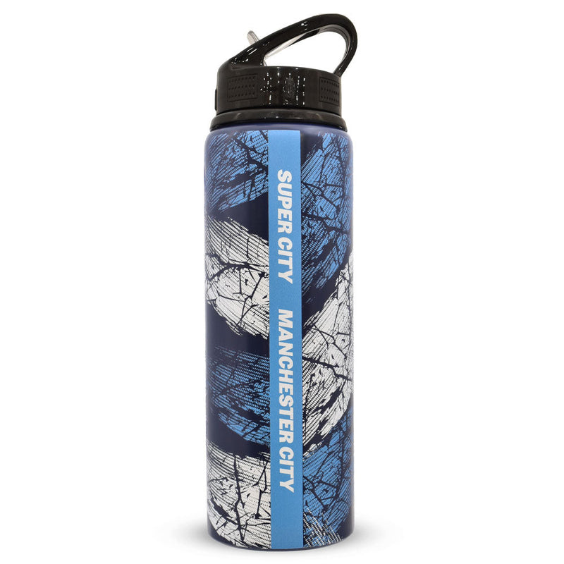 Manchester City FC HD Printed Aluminium Drinks Bottle, alternate view