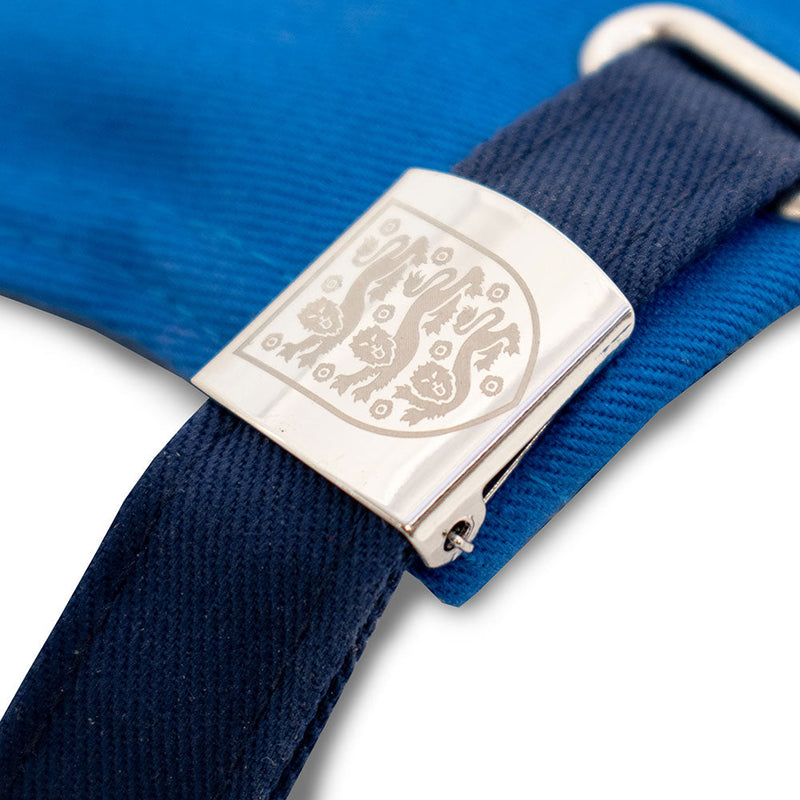 England Junior Cap, close-up detail