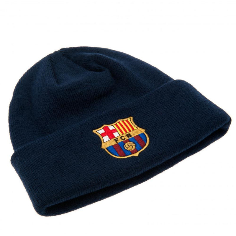 FC Barcelona Navy Cuff Beanie, alternate view