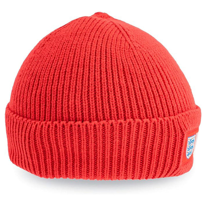 England FA Lionesses Cuff Beanie, close-up detail