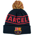 FC Barcelona Text Ski Hat, side angle