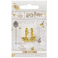 Harry Potter Gold Plated Golden Snitch Hoop Earrings, alternate view