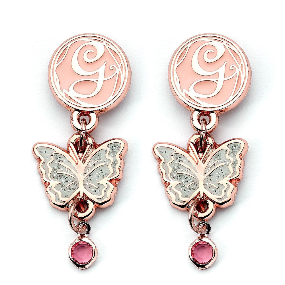 Wicked Rose Gold Plated Glinda Butterfly Earrings