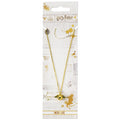 Harry Potter Gold Plated Cute Golden Snitch Necklace, close-up detail