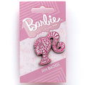 Barbie Sparkly Silhouette Pin Badge, alternate view