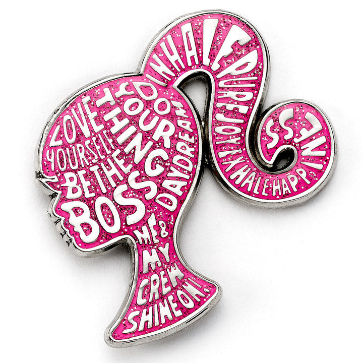 Barbie Sparkly Silhouette Pin Badge