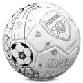 Arsenal FC 'Colour In' Mini Football Set, close-up detail