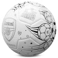 Arsenal FC 'Colour In' Mini Football Set, side angle