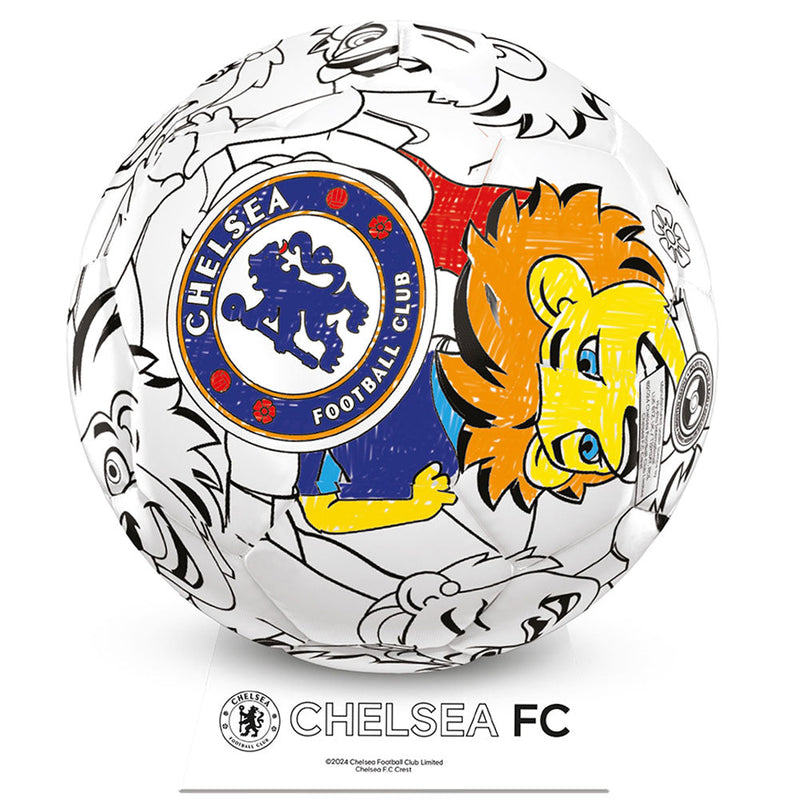 Chelsea FC 'Colour In' Mini Football Set, alternate view
