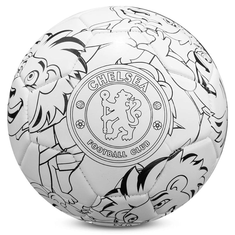 Chelsea FC 'Colour In' Mini Football Set, side angle