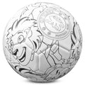 Chelsea FC 'Colour In' Mini Football Set, close-up detail
