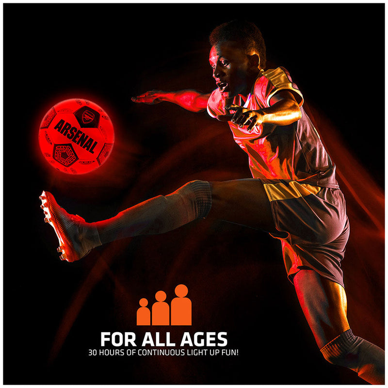 Arsenal FC LED Light Up Glow Football