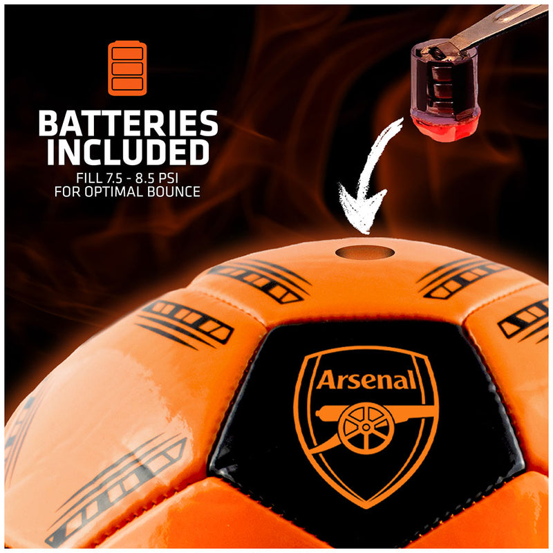 Arsenal FC LED Light Up Glow Football