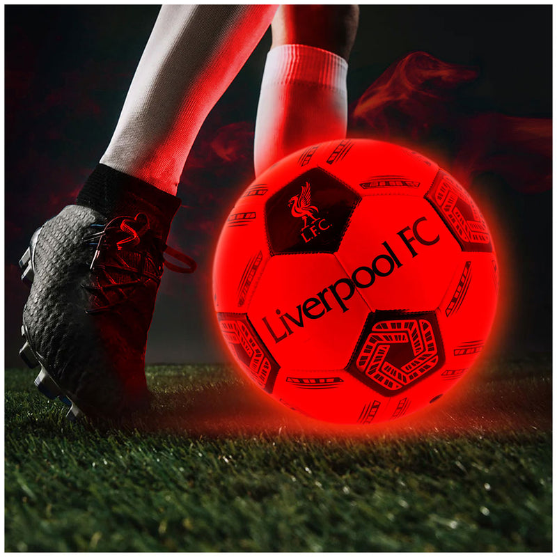 Liverpool FC LED Light Up Glow Football, rear view