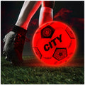 Manchester City FC LED Light Up Glow Football, rear view