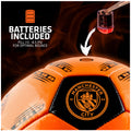 Manchester City FC LED Light Up Glow Football, size reference