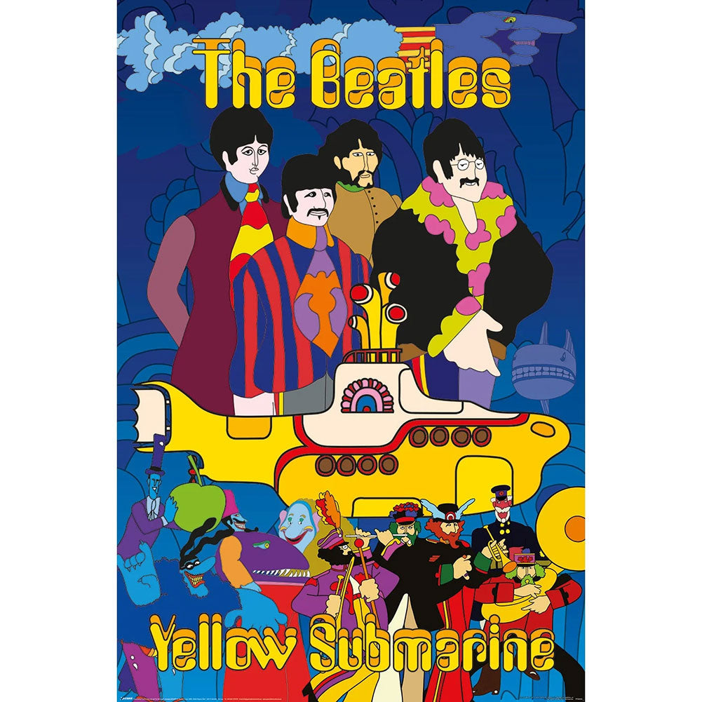 The Beatles Yellow Submarine Poster