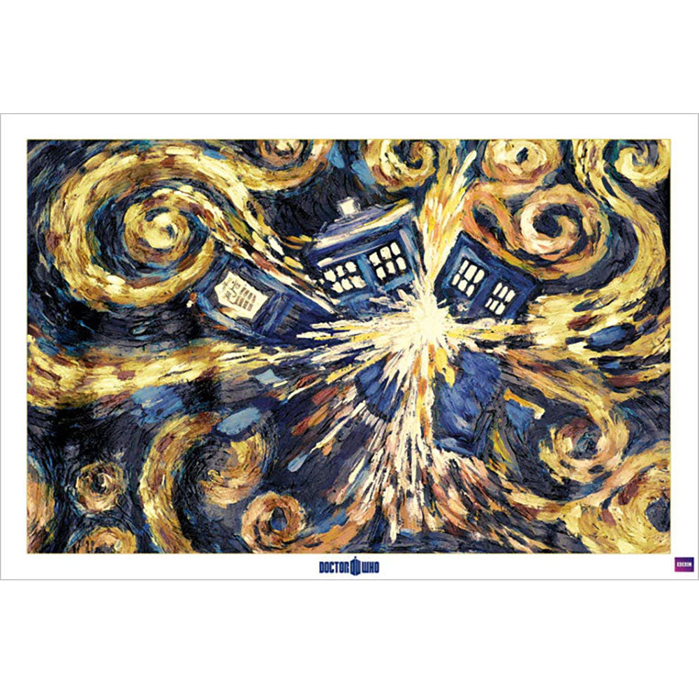 Doctor Who Exploding Tardis Poster