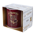 Harry Potter Hogwarts Red Mug Official Merchandise, close-up detail