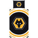 Wolverhampton Wanderers FC Pulse Single Duvet Set