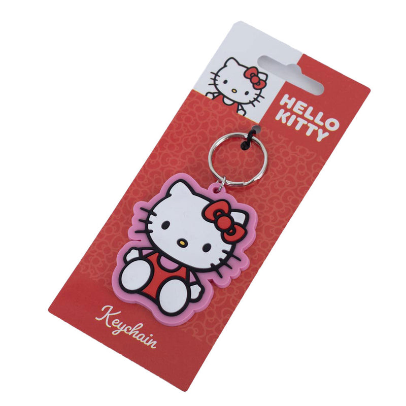 Hello Kitty Pose PVC Keyring, side angle