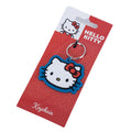Hello Kitty Face PVC Keyring, side angle