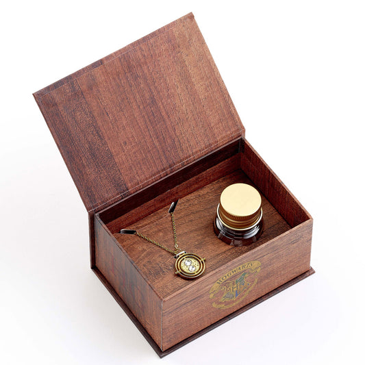 Harry Potter Time Turner Necklace & Earrings Gift Box, alternate view