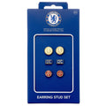 Chelsea FC Stud Earring Set, close-up detail