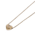 West Ham United FC Gold Plated Heart Necklace, alternate view